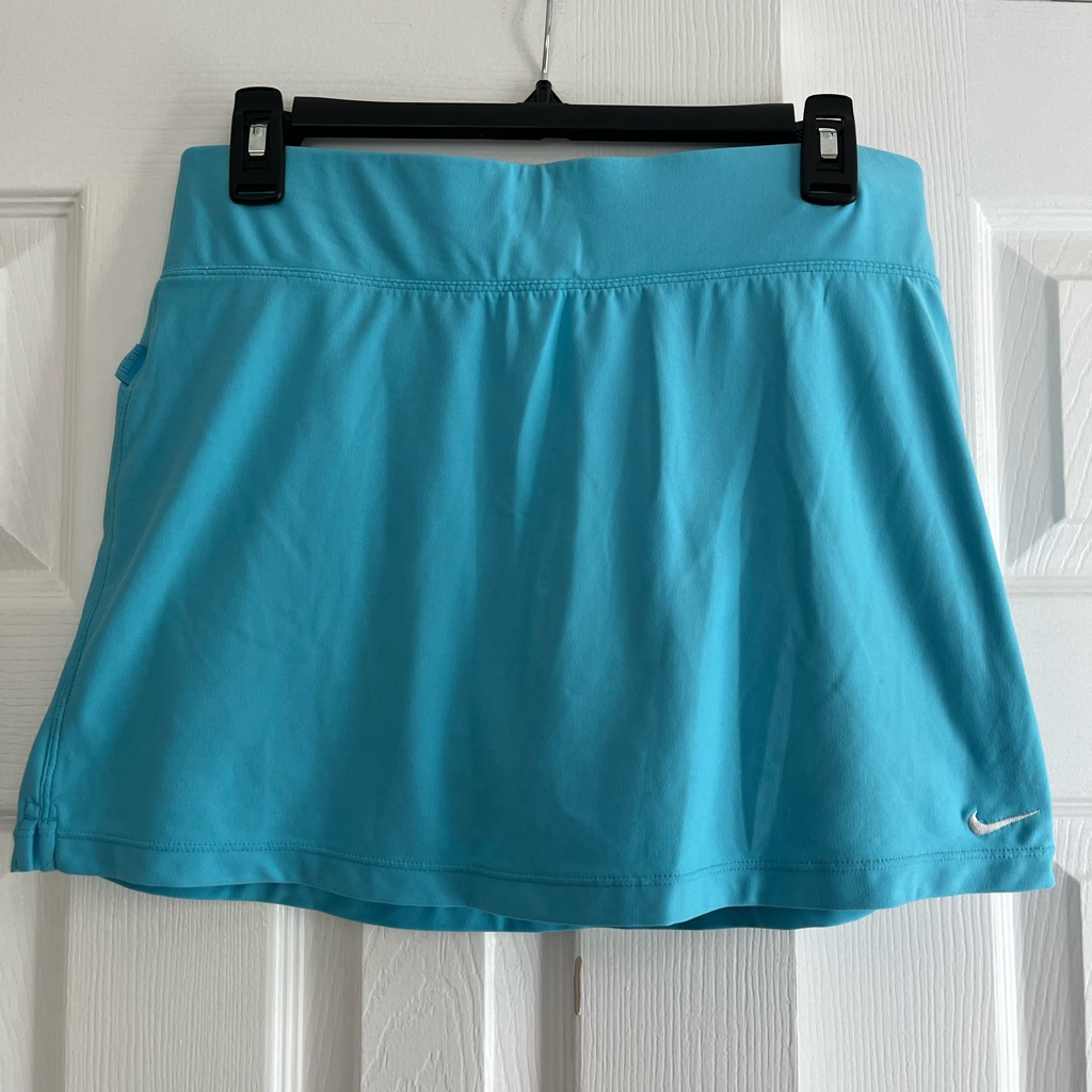 Nike Skirts | Blue Nike Tennis Skirt. Good Condition. Size Small. Shorts Underneath. | Color: Blue | Size: S