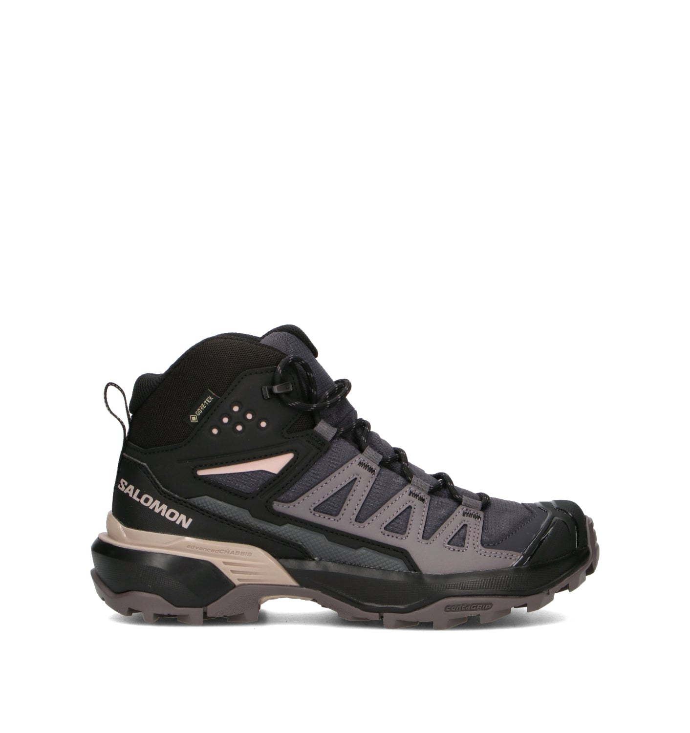 SALOMON X ULTRA 360 MID GTX W 9 Pedula trekking donna grigia/nera in gore-tex