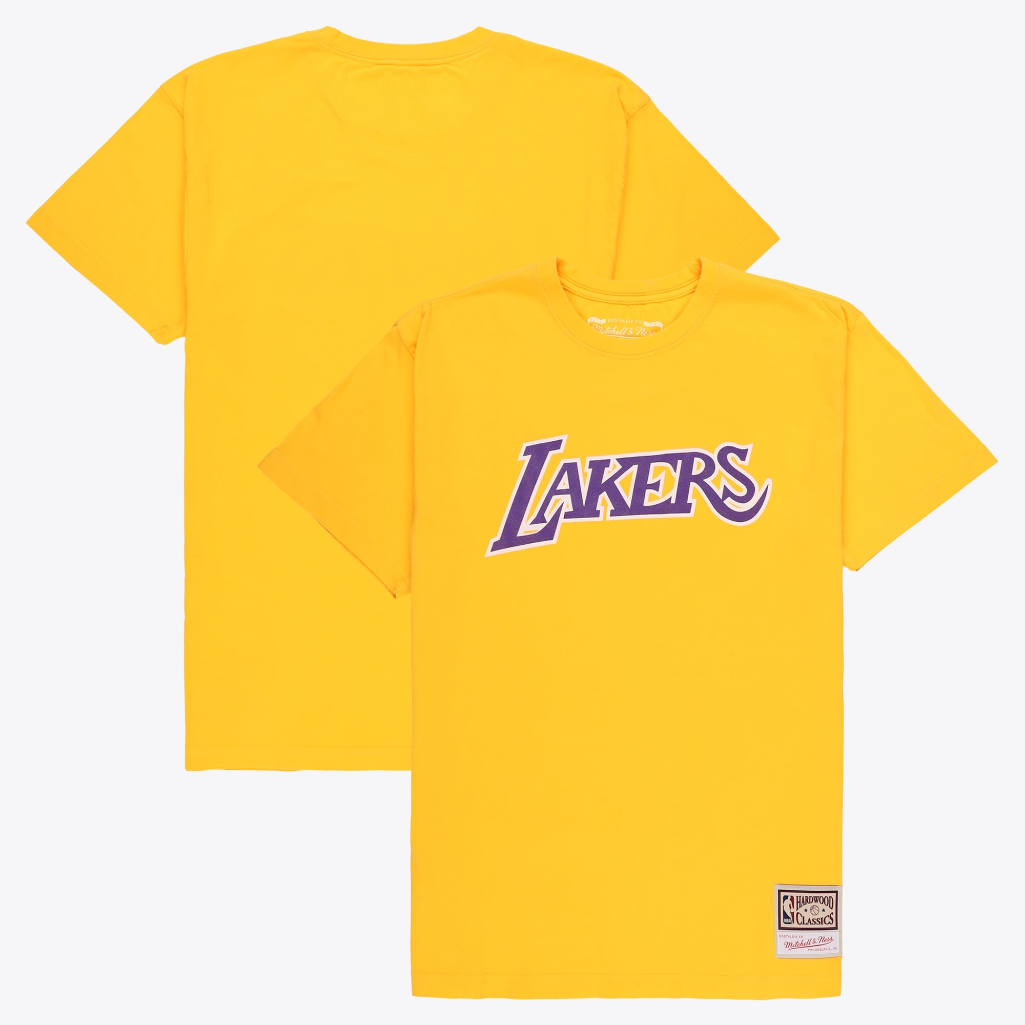 Los Angeles Lakers Worn Logo T-Shirt – Gold – Herren