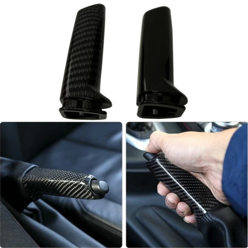 Per BMW Serie 3 E90 E92 F30 X1: Copertura Freno a Mano in Fibra di Carbonio, Impugnatura Freno a Mano, Copertura Leva Cambio, Rivestimento Leva del Cambio, Decorazione Interna
