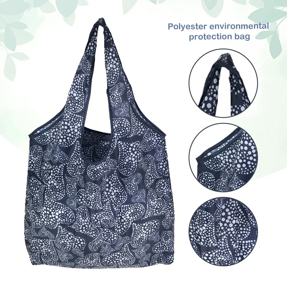 Borsa Grande per la Spesa Riutilizzabile, Borsa Ecologica Impermeabile per Giocattoli da Spiaggia, Sacchetto Pieghevole Resistente per la Spesa, Borsa Tote
