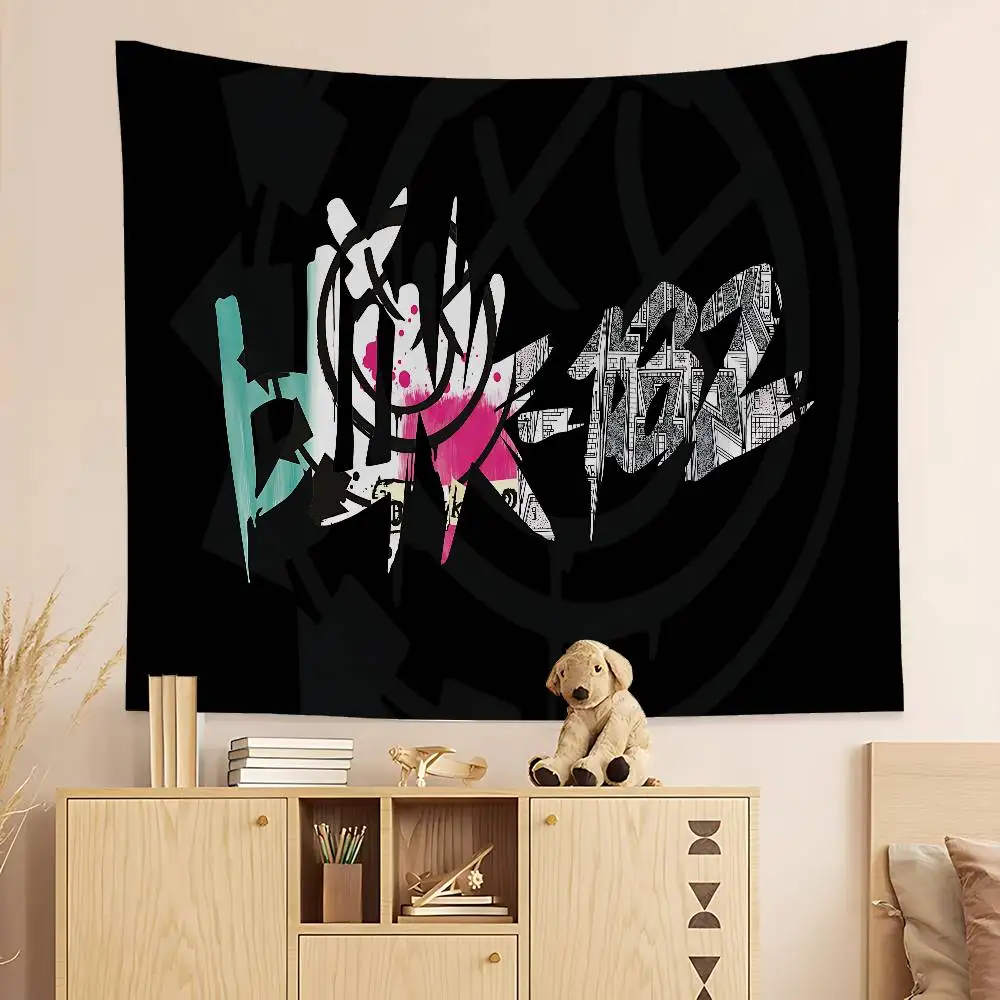 Berühmte Punk-Band BLINK-182 Hängende Bohemian Wandteppiche Mandala Günstige Hippie Wandbehänge