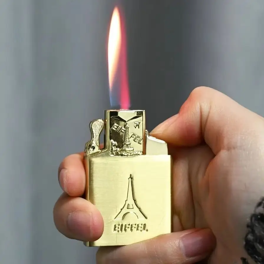 2-in-1 Fackel-Flammenfeuerzeug Gas-Einsatz für Zippo Zorro 902 902s Metall Nachfüllbares Butan Windfestes Feuerzeug Ersatzteil Image