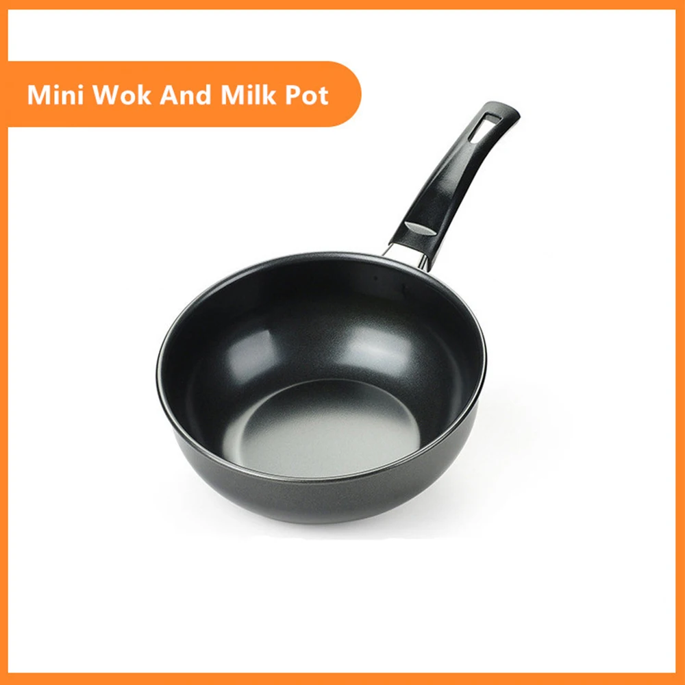Mini Suppe Pfanne Bratpfanne Kochen Pfanne Antihaft Eisen Bratpfanne Pfannkuchen Ei Pfanne Mit Küche Kleine Werkzeug Lange Stiel Bratpfanne Image