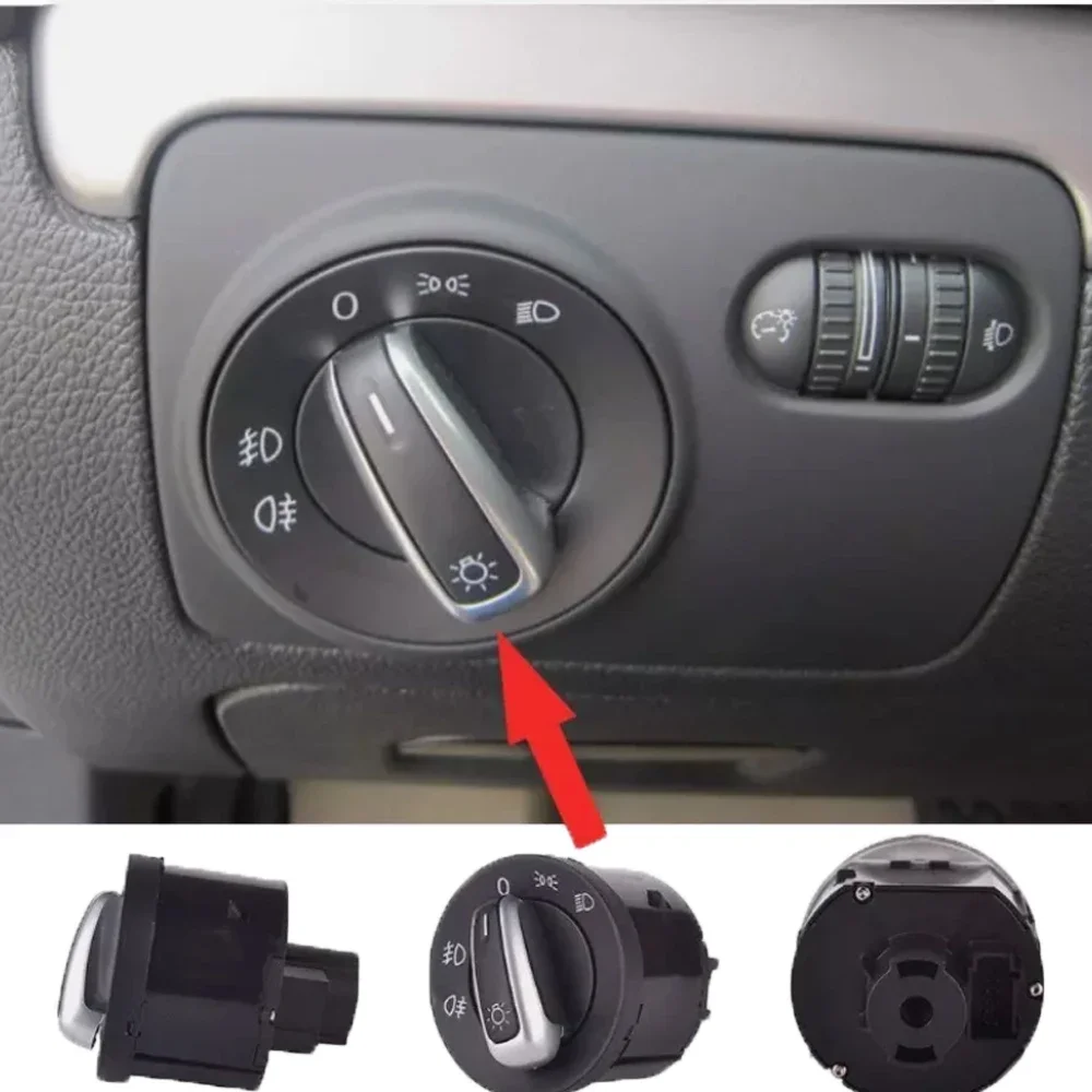 5. 941431 A für VW Golf 5 6 Passat Scheinwerferschalter Beleuchtungsschalter Nebelscheinwerferschalter 2006–2015 Image