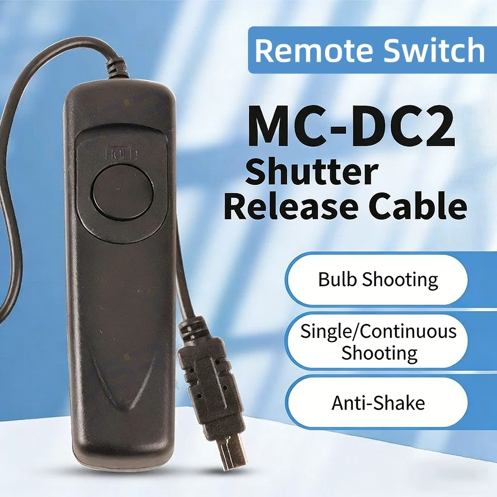 MC-DC2 Fernauslöser-Kabel für Nikon Z7II Z6III Z6II Z7 Z6 Z5 Df D750 D780 D600 D610 D7500 D7200 D7100 D7000 Image