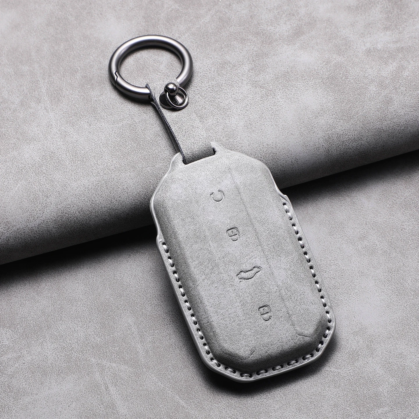 Für Chery Jaecoo J7 J5 2025 2026 Autoschlüsselhülle aus Leder, Fernbedienungsschutz, Schlüsselanhänger, dekoratives Zubehör Image