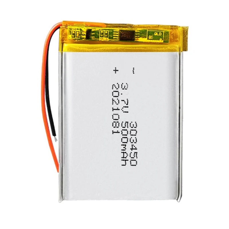 Batteria ricaricabile lipo 502035 all'ingrosso batteria ai polimeri di litio 3.7v 7.4v batteria ai polimeri di litio 500mah 1000mah 503450 batteria ai polimeri di litio