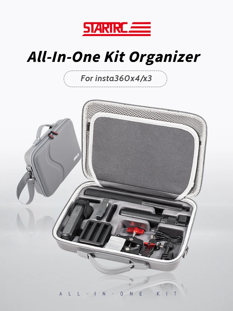 Schützende Reisetasche für Insta 360 X5 X4 Basic Bundle Akku Schnellladegerät Zubehör Tragetasche für Insta360 X5 Image