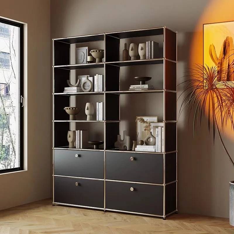 Armoire de salon, buffets, Table basse, meuble Tv, meuble de rangement, affichage de rangement en métal, meubles modulaires personnalisables