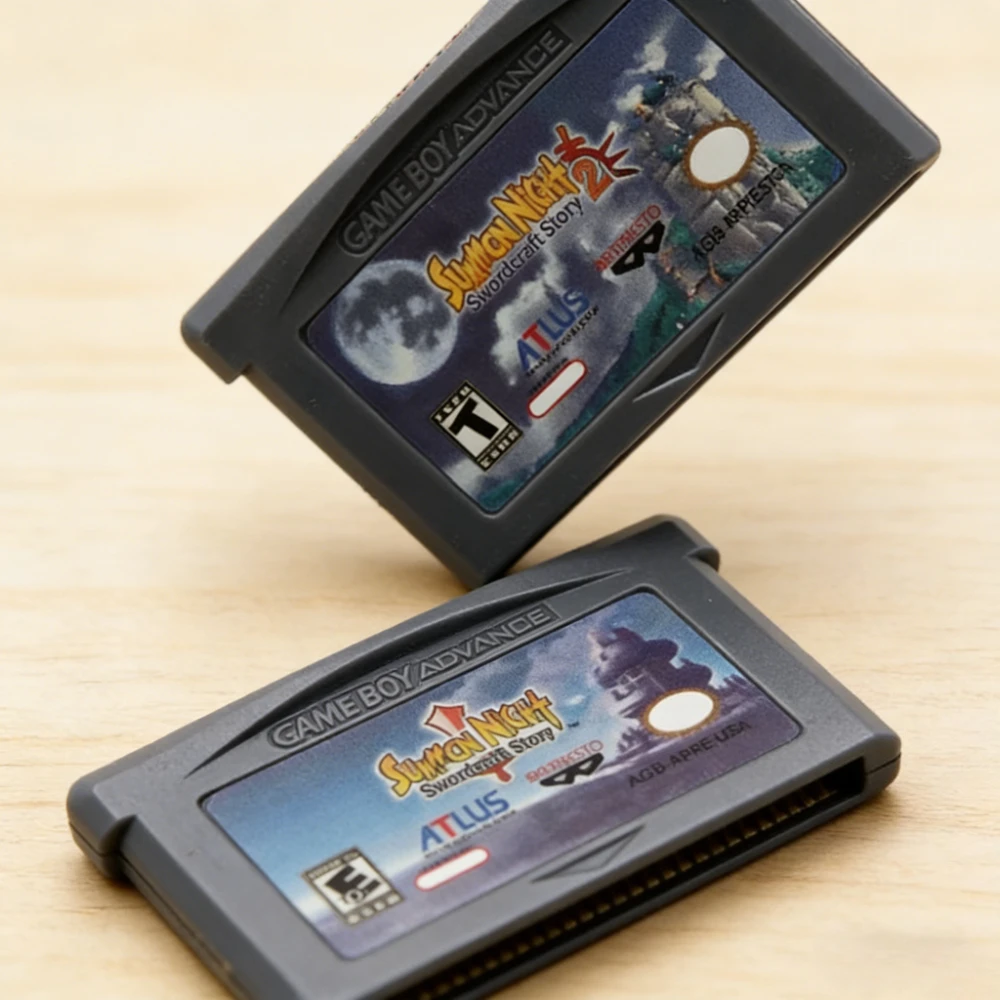 GBA Game Cartridge 32Bit Video Game Console Card Summon Night Series Summon Night SwordCraft Story 2 for GBA SP