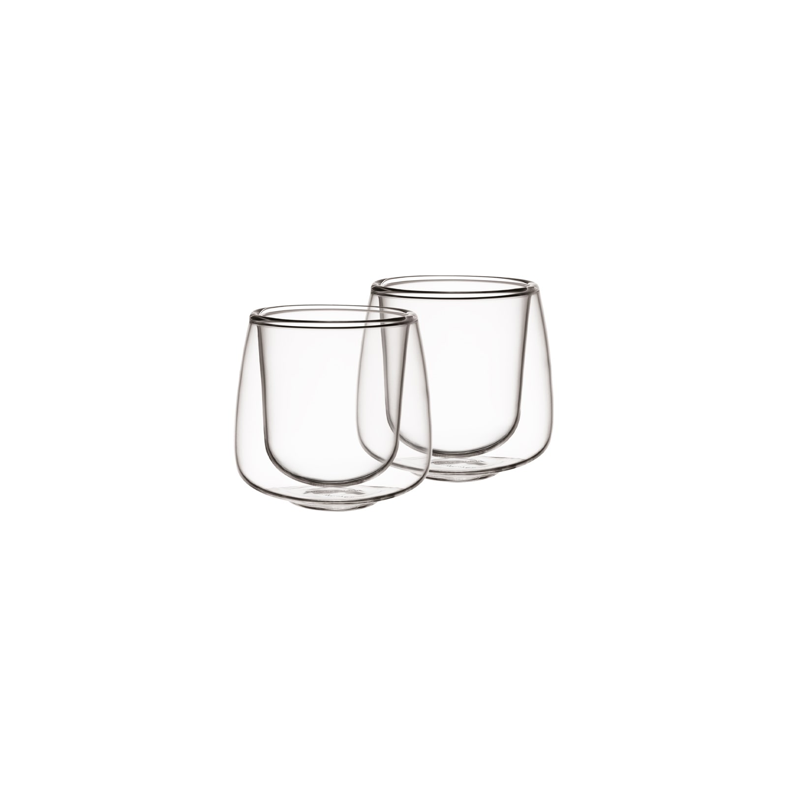 Thermoglas VILLEROY & BOCH "Espressobecher Artesano Hot & Cold 60 ml 2er Set transparent", bunt (transparent), 2 tlg., Glas, Trinkgefäße Image