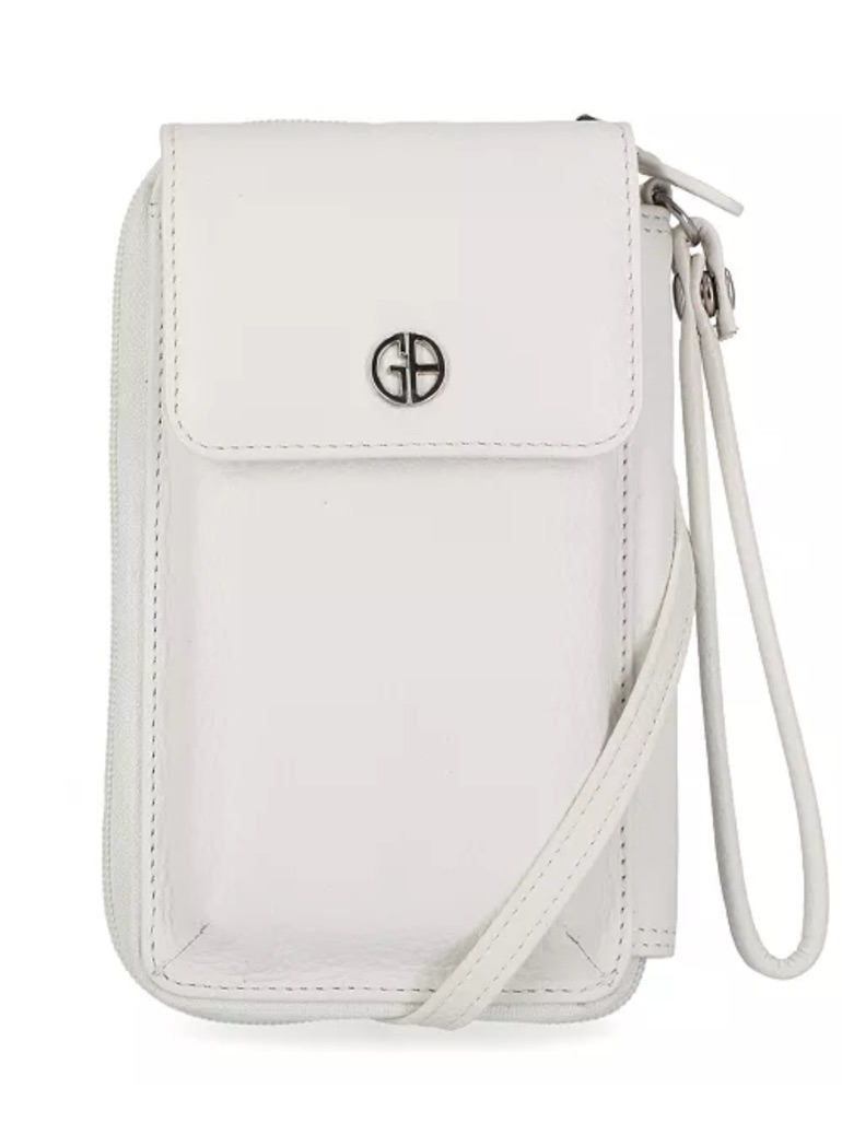 Giani Bernini Cell Phones & Accessories | Giani Bernini White Wristlet Phone Crossbody | Color: White | Size: Os