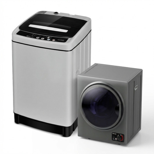 Costway Compact Washer and Dryer Combo Automatic Washing Machine and Tumble Dryer