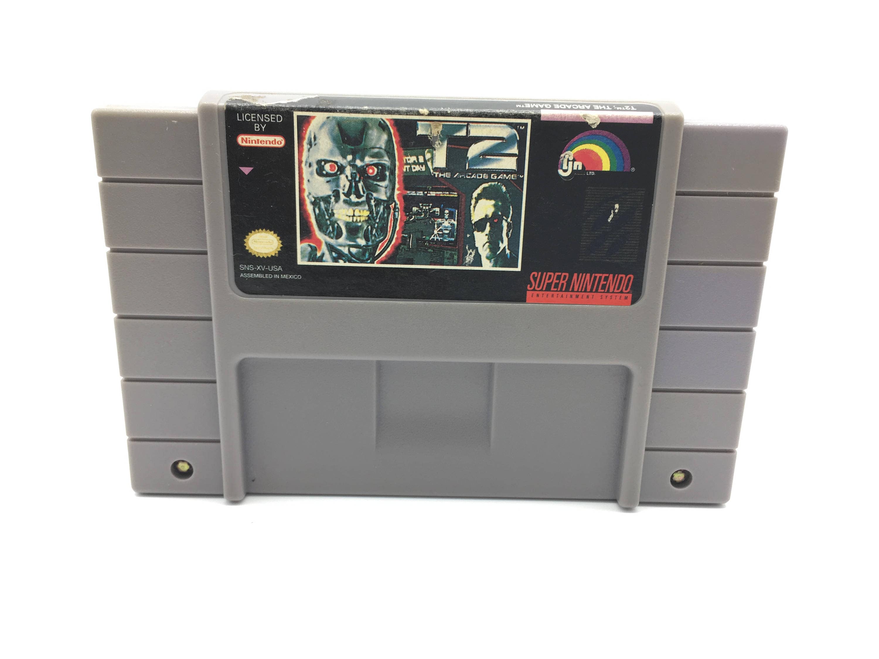 T2: The Arcade Game - Super Nintendo SNES - Terminator 2 Movie