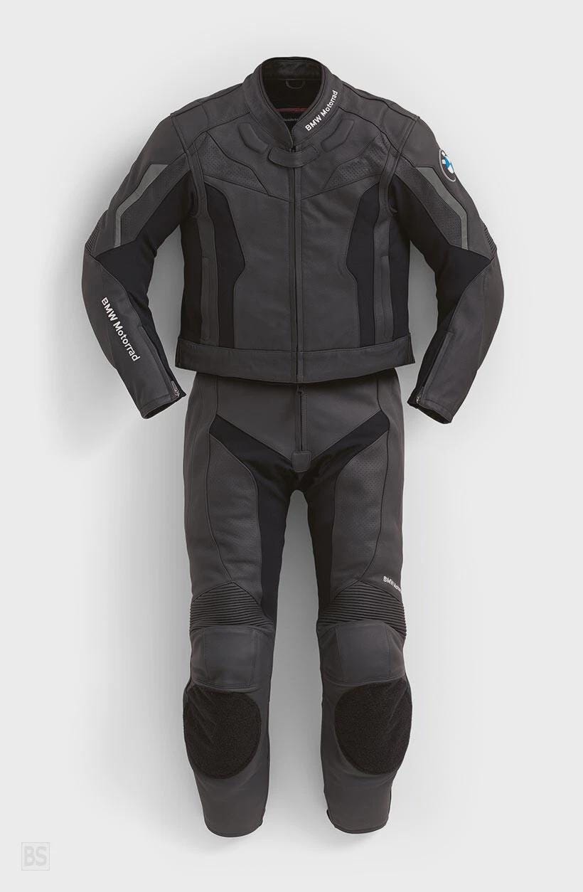 Tuta in pelle bovina da moto BMW Motorrad Racing Nuova tuta da motociclista BMW Motorrad Abbigliamento da motociclista