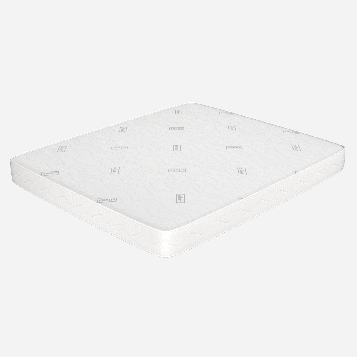 MiaSuite Memory‑Schaum Matratze 120x195 Höhe 20 cm – Silver Bezug, Antibakteriell, Anti‑Milben | Dimora H20 Image