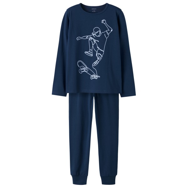 Name it - Kid's NKMNightset Titan Skater - Alltagsunterwäsche Gr 146/152 blau