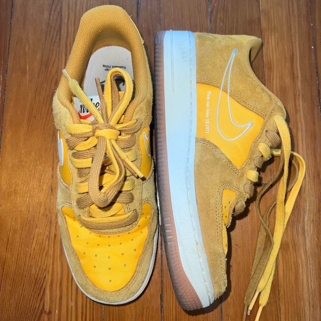 Nike Shoes | Nike Air Force 1 ‘07 | Nike Sneakers | Color: Orange/Tan | Size: 8