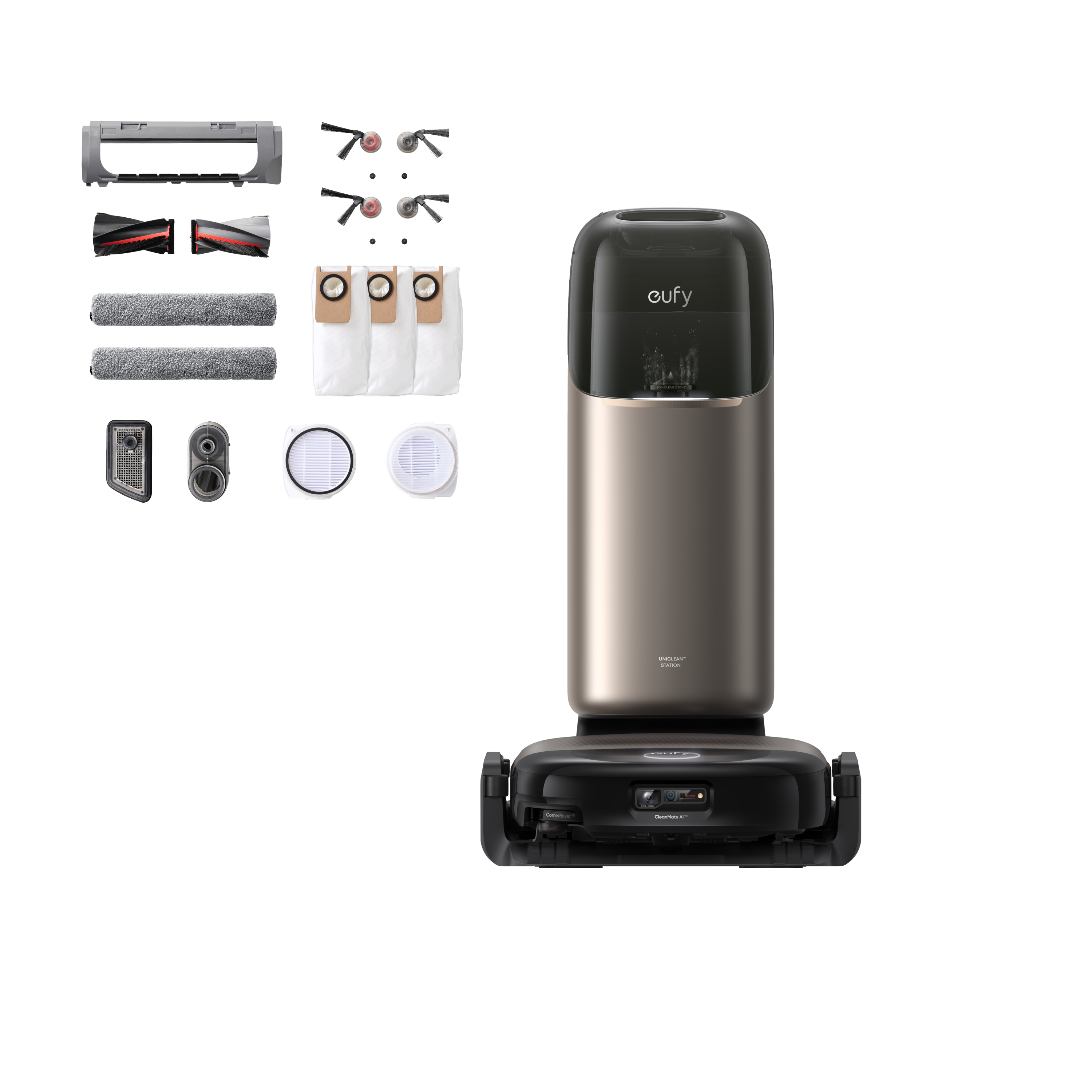 eufy Robot Vacuum Omni S2 + Accessory Kit Black
