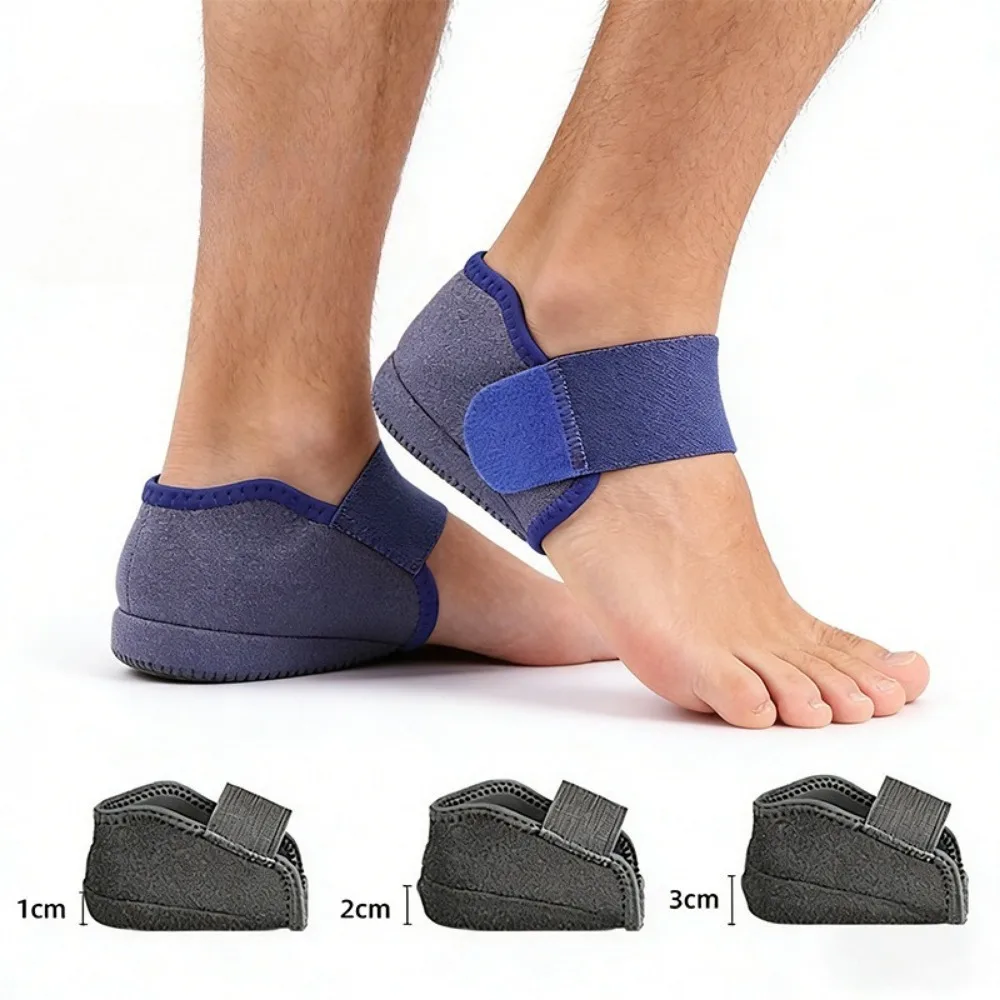 1 Paar Silikon-Einlegesohlen zur Höhenverstellung für Unisex-Schuhe, Einlage für Fersensporn und Plantarfasziitis, unsichtbare Höhenvergrößerungssocke Image