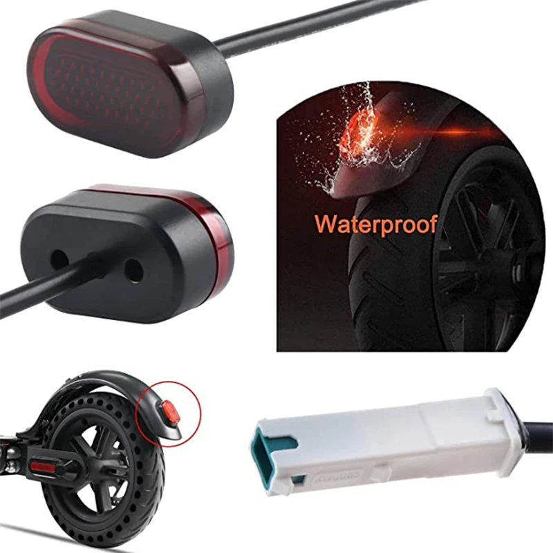 Scooter elettrico fanale posteriore fanale posteriore LED fanale posteriore freno uccello Scooter luce di sicurezza per Xiaomi M365 Scooter veicoli