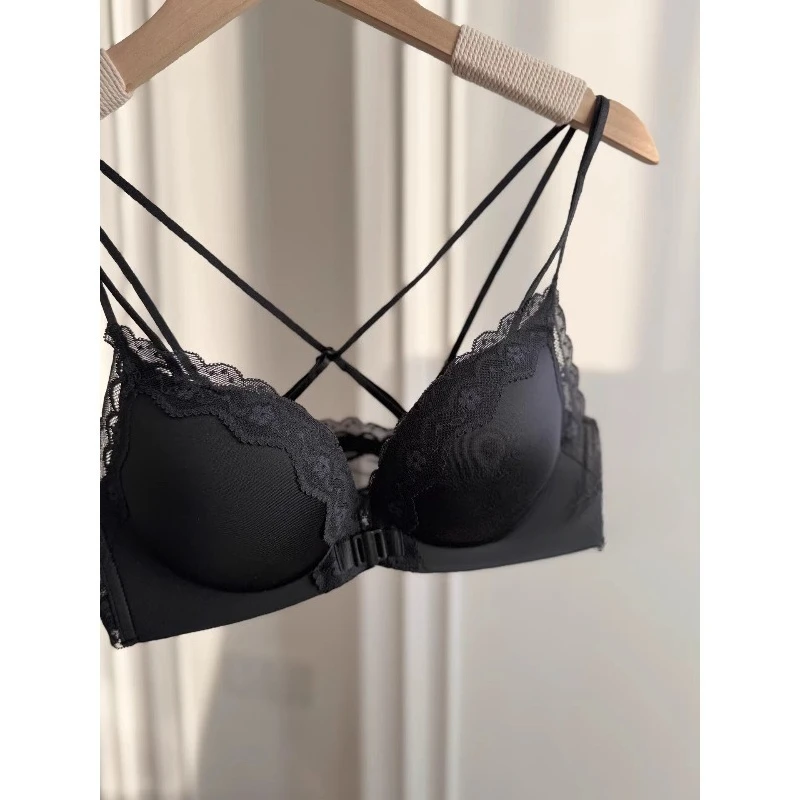 Leoparden-Dessous-Set mit Knopfleiste vorne, Push-Up, Rückenfreies Sexy Party-Outfit für Damen, Vergrößert den Busen, Rundform, Größen S-XL Image