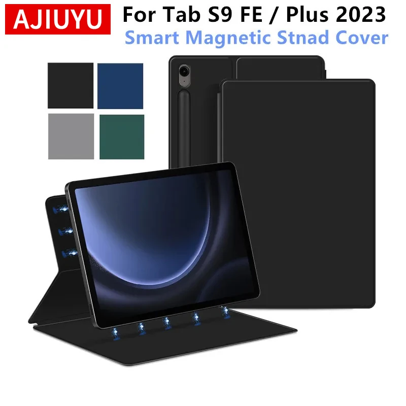 Magnetische Hülle für Samsung Galaxy Tab S9 FE 10.9 SM-X510 SM-X516B X516 Flip-Stand-Cover für Tab S9 FE S9FE Plus Smart Case Image