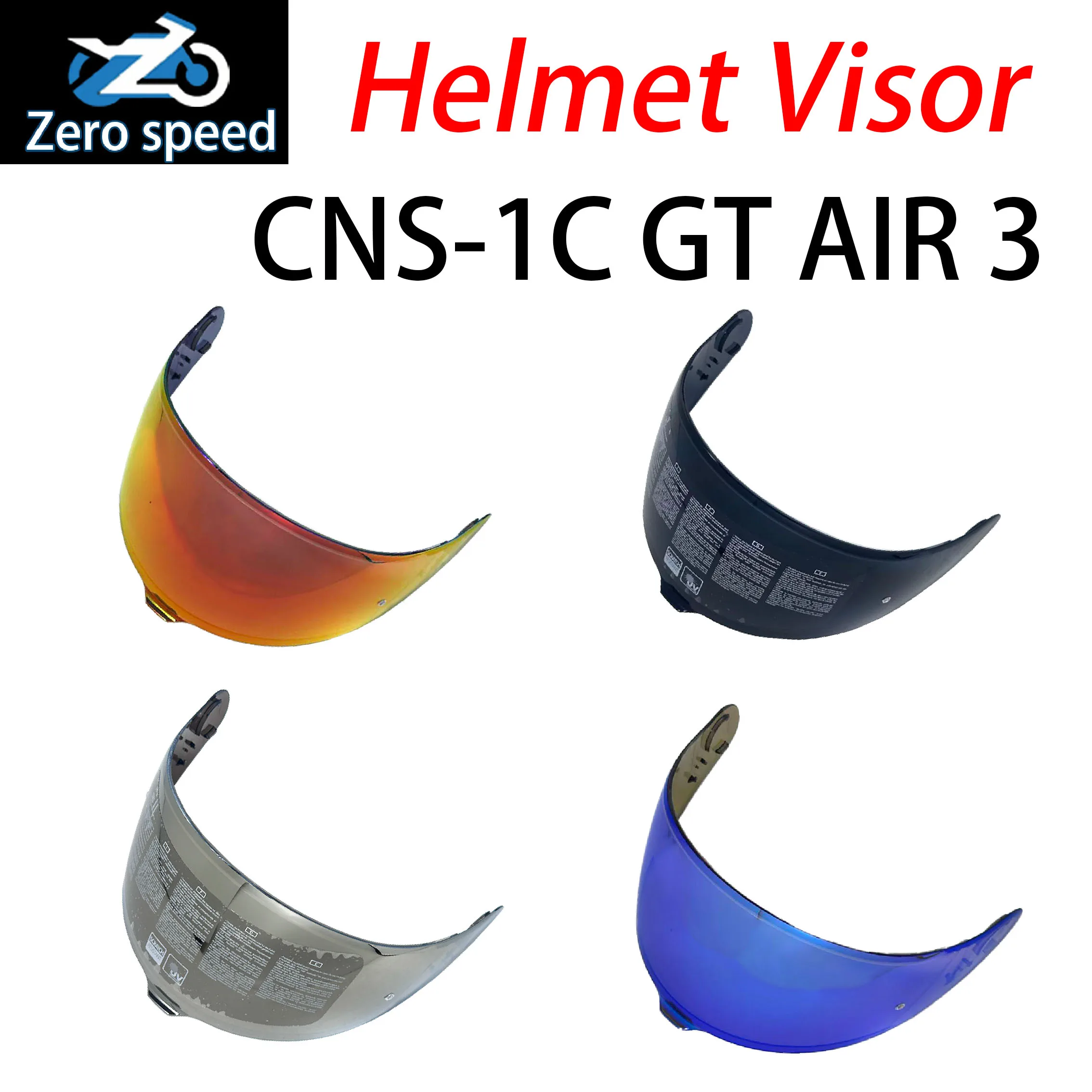 Gt Air 3 Helmvisier für Shoei GT Air 3 CNS-1C Helm Gesichtsschutz Image