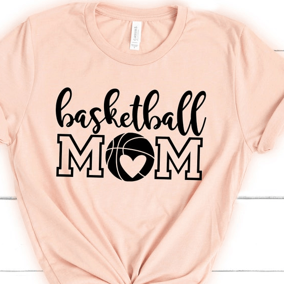 Basketball Mom Shirt Custom Basketball Mom Tee, Perfect Mother's Day Gift For Basketball Moms prism Peach 2xl sweatshirt