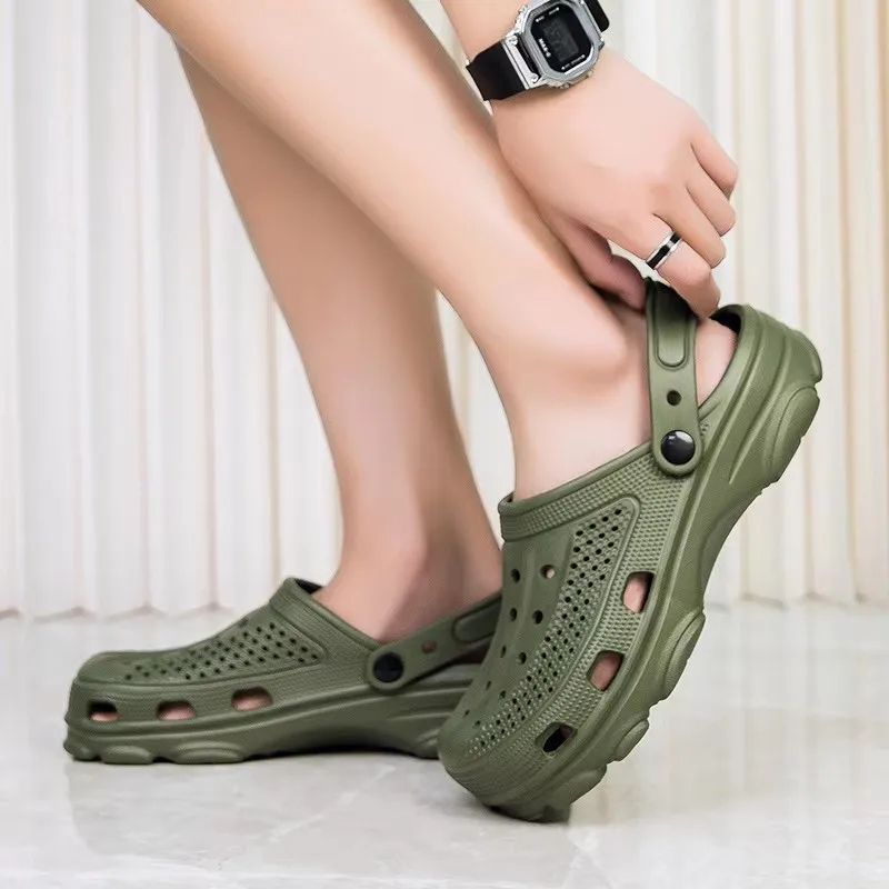 Gacimy UltraComfort EVA Garden Clogs Lightweight Antiskid Summer Slip On Beach & House Shoes white 5