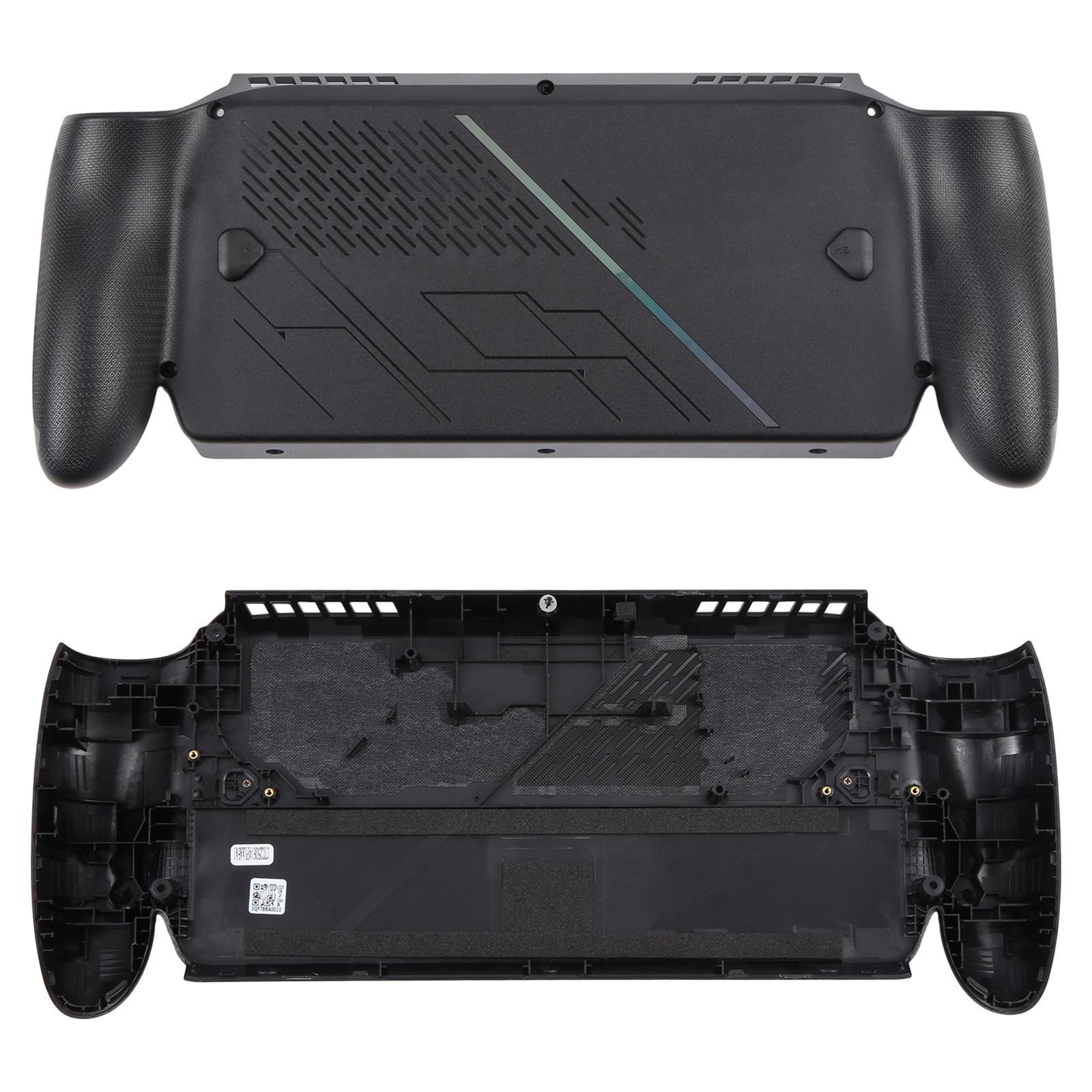 Asus ROG Ally X Back Cover Replacement D Shell Black Durable Protective Housing for Asus Rog Xbox Ally X Rc73xa