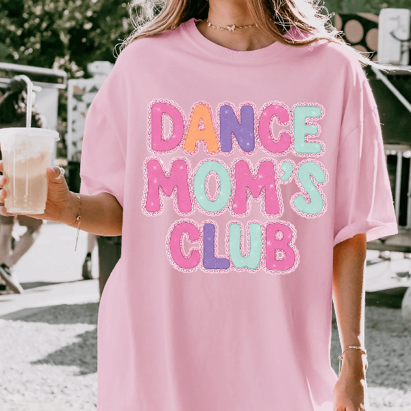 Dance Mom Club Shirt Scrapbook Collage Graphic Ballet Mom Aesthetic Tee mustard s t Shirt
