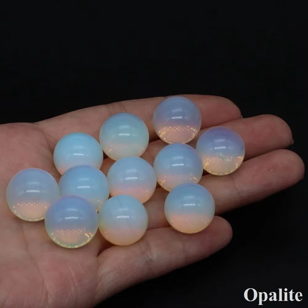 Natural Crystal Sphere Ball Amethyst Rose Quartz Healing Gem Decor 03 20 Pcs