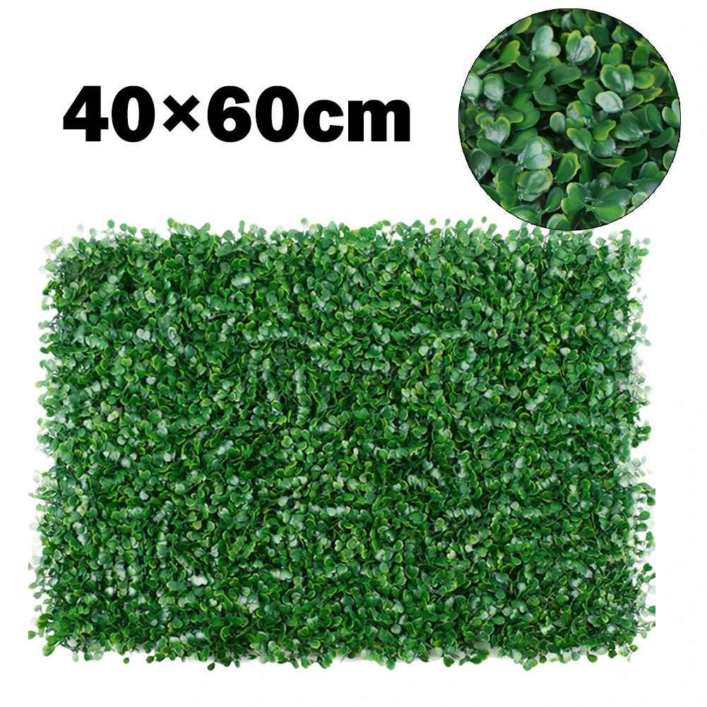 Artificial Greenery Wall Panel Lush Foliage Hedge Decor For Home And Garden Artificial Greenery Wall Panel Lush Foliage Hedge Decor For Home And Garden