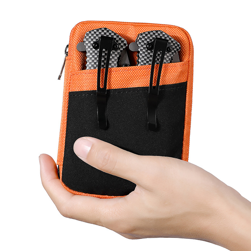 Tactical EDC Organizer Pouch Durable Utility Tool Bag For Camping Hiking Gear Storage green