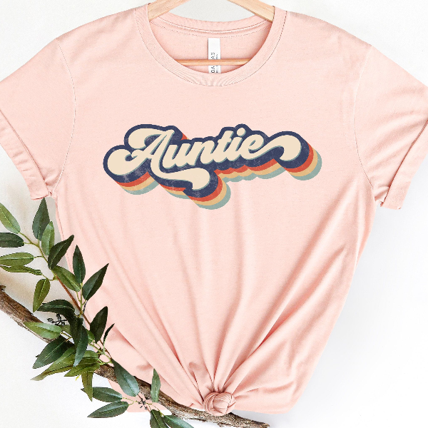 Retro Auntie Shirt,Auntie Shirt,Mommy Shirt,Gift For Mom,Gift For Her,Mothers Day,Auntie Life Tshirt,Mom Life T shirt. M white m sweatshirt