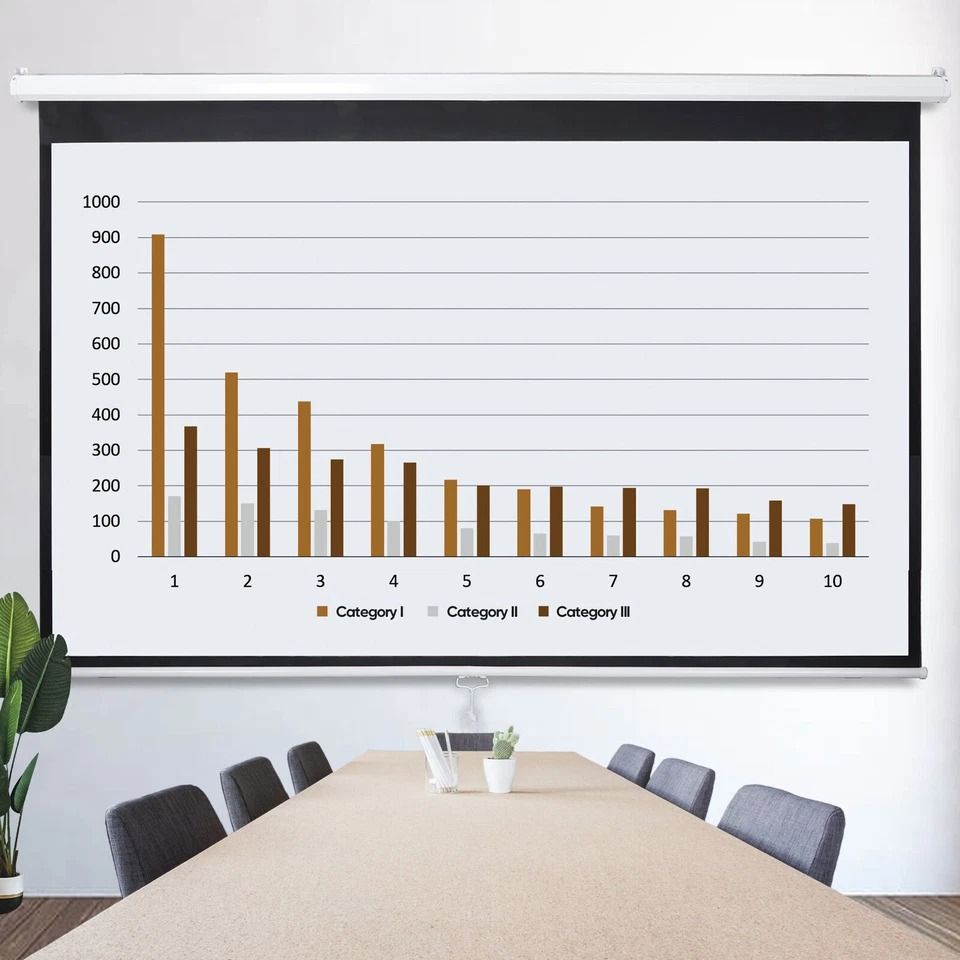 Manual Pull Down Projector Screen For Home Theater HD Movie Projection Screen Manual Pull Down Projector Screen For Home Theater HD Movie Projection Screen