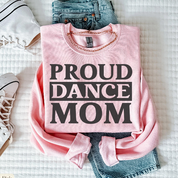 Dance Mom T Shirt Proud Dance Mama Sweatshirt dark Grey l t Shirt