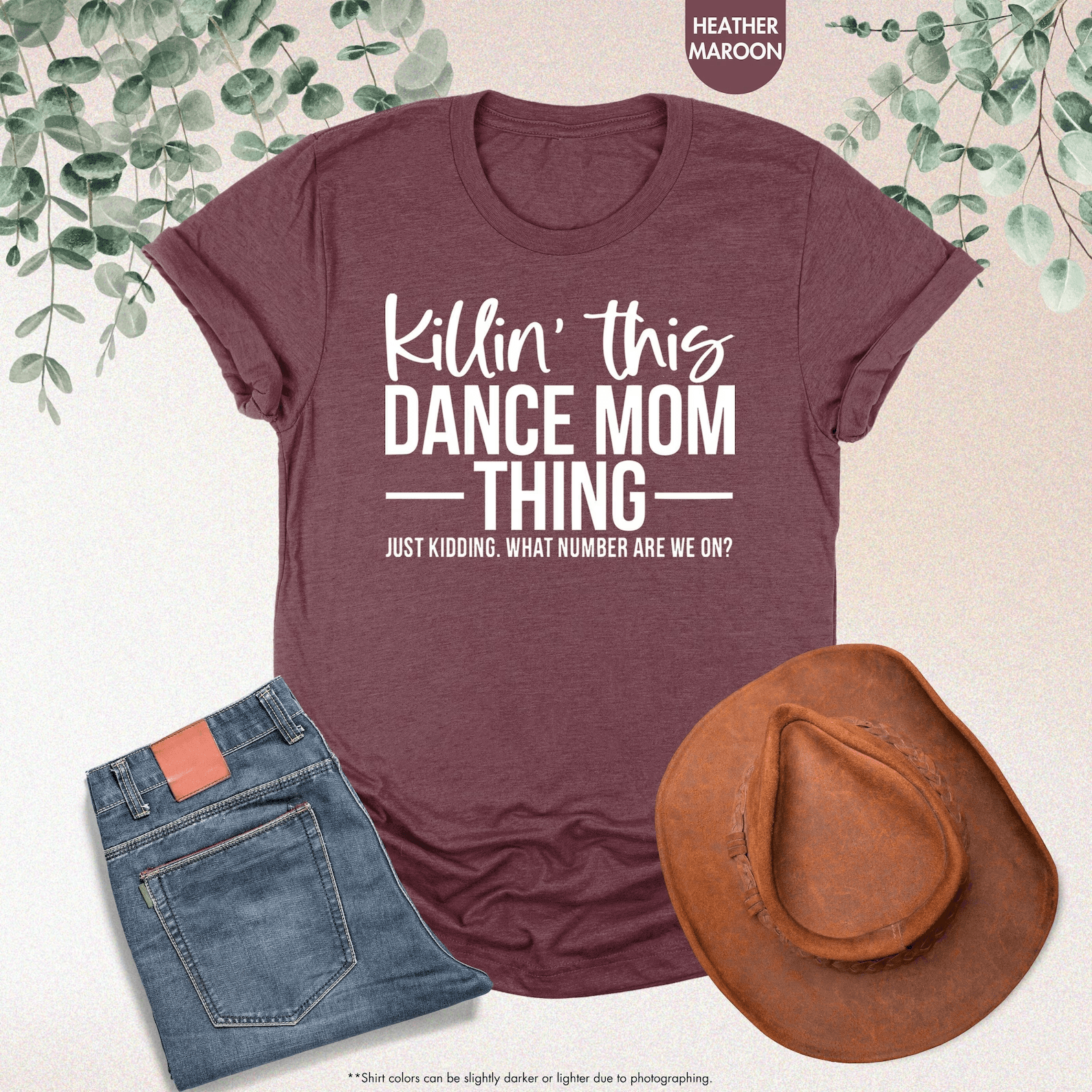 Funny Dance Mom Shirt Killin This Dance Mom Thing Dance Mama Tee Competition Shirt mustard xl t Shirt