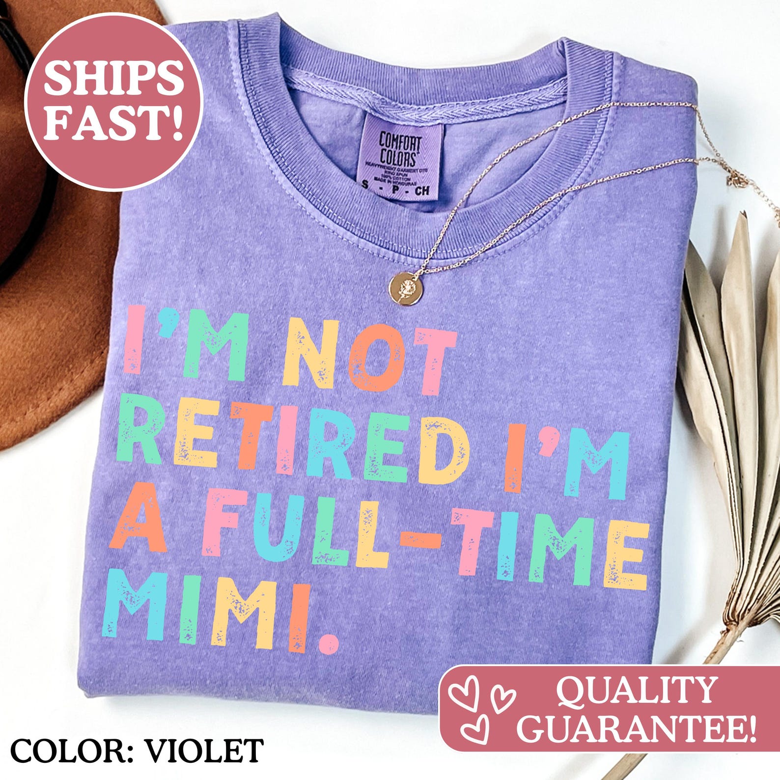 I Am Not Retired I Am A Full Time Mimi Shirt Funny Grandma Graphic Tee Cute Mimi T Shirt light Green s t Shirt