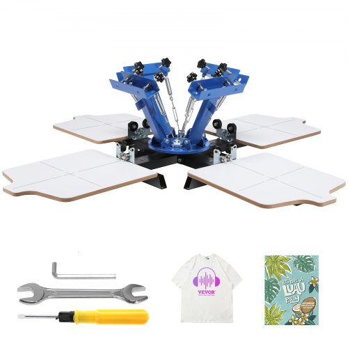 Station Screen Printing Machine Rotating T Shirt Printing Press With Precision Pallet Station Screen Printing Machine Rotating T Shirt Printing Press With Precision Pallet