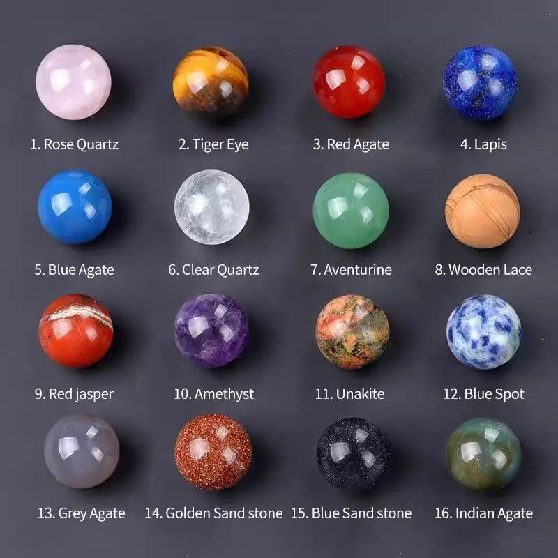 Natural Amethyst Rose Quartz Crystal Sphere Healing Stone Decor rose Quartz