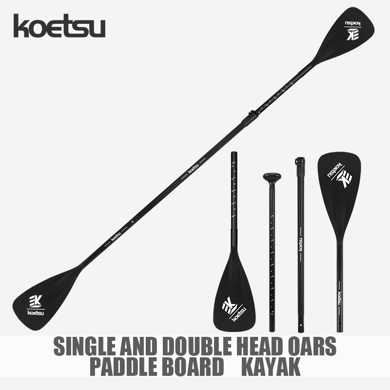 KOETSU Adjustable SUP Paddle Lightweight Aluminum Alloy Kayak Paddle Convertible Oar KOETSU Adjustable SUP Paddle Lightweight Aluminum Alloy Kayak Paddle Convertible Oar