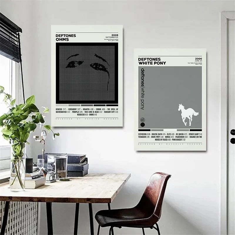 Deftones Album Cover Canvas Wall Art Around The Fur & Saturday Night Wrist Music Poster 9 11.8 16.5 In Unframed