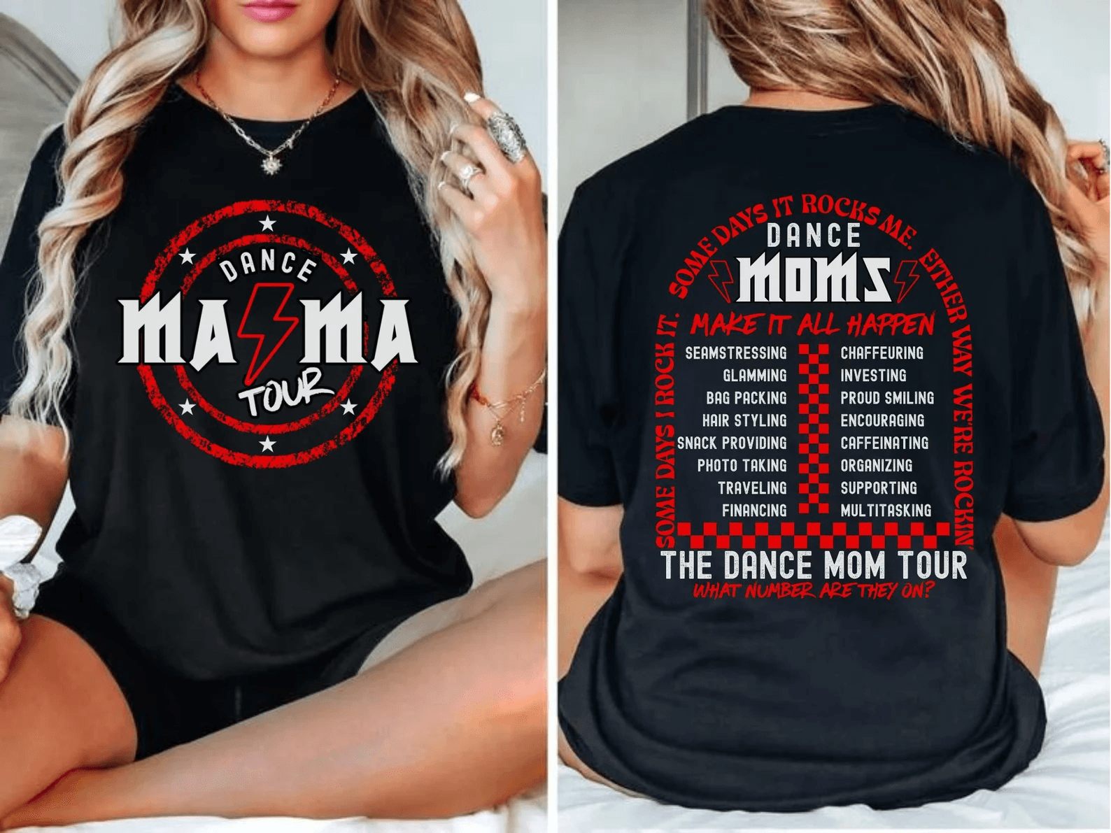 Dance Mama Tour Shirt Funny Dance Mom Gift Dance Competition Shirt Mom Era Tee navy l t Shirt