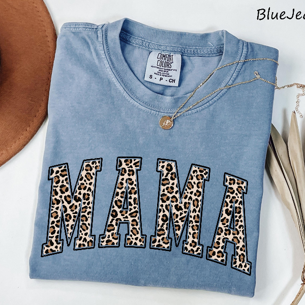 Mama Leopard Print Shirt Casual Mom Graphic Tee Trendy Everyday Womens T Shirt grey 2xl t Shirt