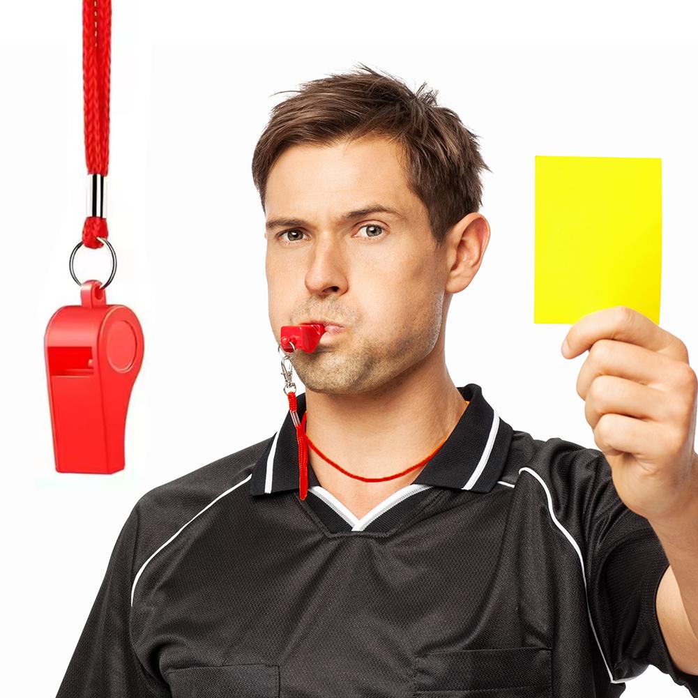 Premium Red Whistle For Referees Ideal For Basketball, Volleyball, And Outdoor Activities 4pcs