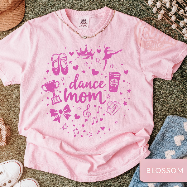 Dance Mom Shirt Cute Pink Graphic Tee Fun Recital Mom T Shirt Trendy Dance Mom Top green 3xl sweatshirt