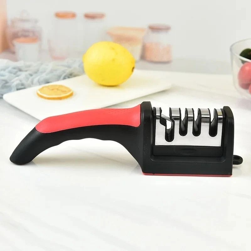 4 Stage Kitchen Knife Sharpener Manual Handheld Sharpening Tool 4 Stage Kitchen Knife Sharpener Manual Handheld Sharpening Tool